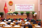 El Consejo Popular de Hanoi adoptó las resoluciones en su 24 reunión, celebrada el 27 de junio de 2025 (Foto: VNA)