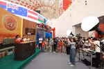 En el pabellón del Ministerio de Relaciones Exteriores (Foto: VNA)