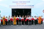 Inauguración del centro de prensa para servir la celebración del Día de Vesak de las Naciones Unidas en Vietnam (Foto: VNA)