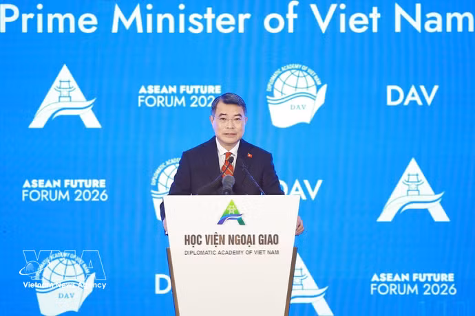 El primer ministro de Vietnam, Le Minh Hung, interviene en la sesión inaugural del AFF 2026. (Foto: VNA)