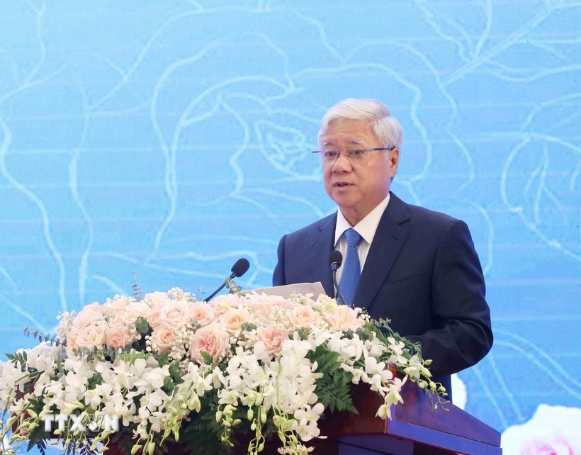 El miembro del Buró Político y presidente del Comité Central del Frente de la Patria de Vietnam (FPV), Do Van Chien. (Fuente: VNA)