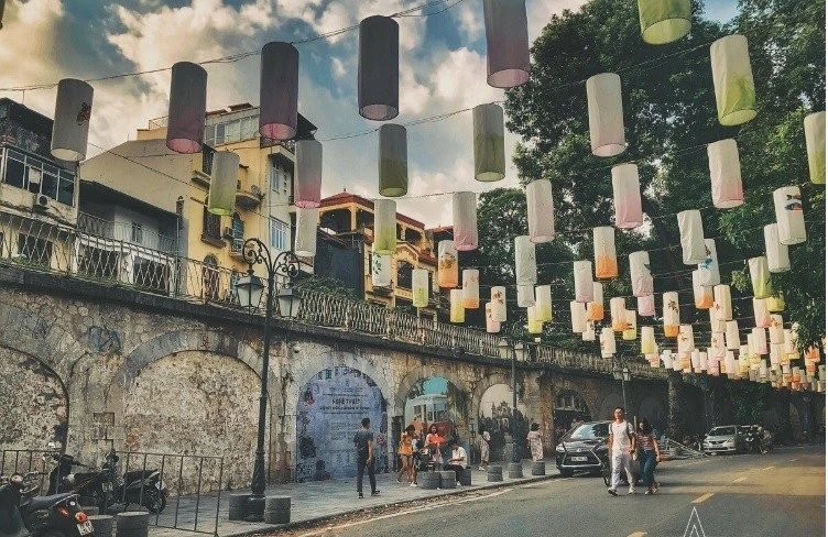Calle mural de Phung Hung, Hanoi. (Foto: baovanhoa.vn)