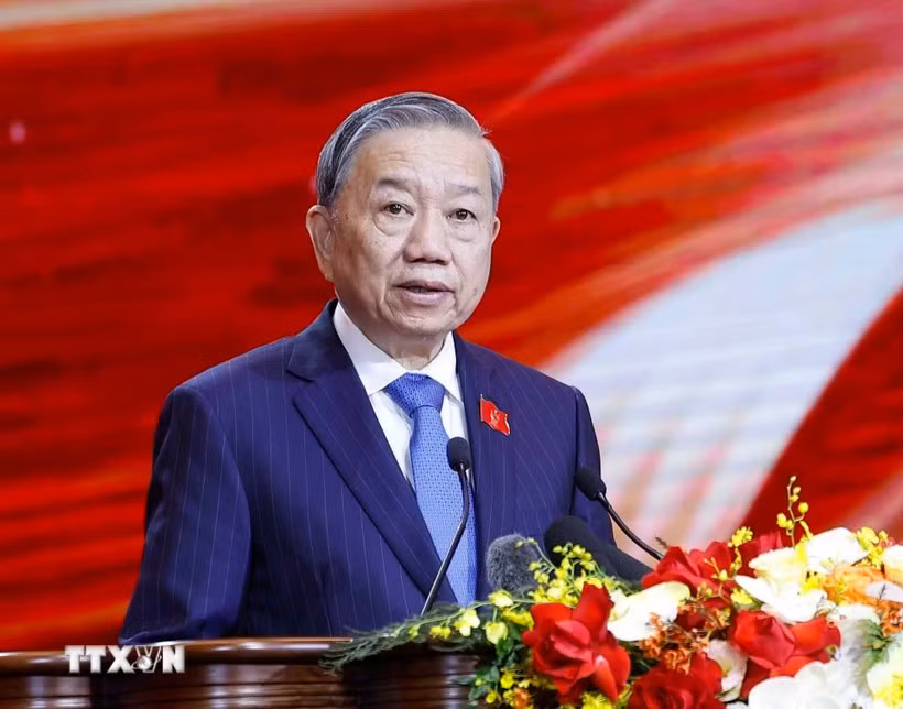El secretario general del Comité Central del Partido Comunista de Vietnam, To Lam. (Fuente: VNA)