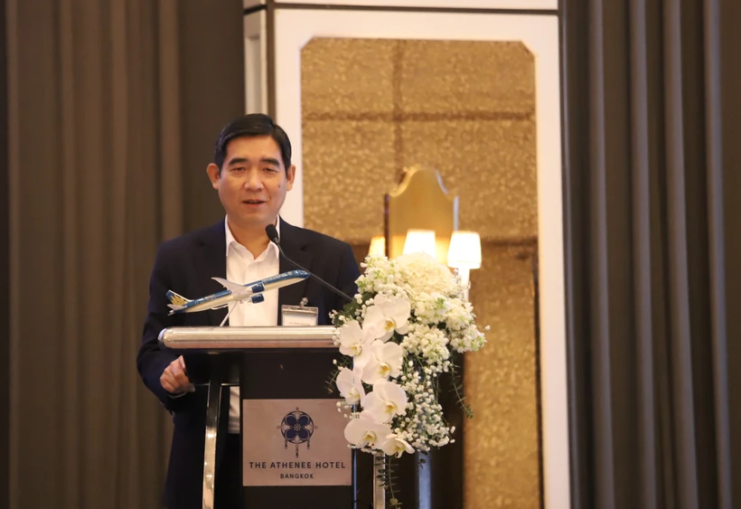 El embajador de Vietnam en Tailandia, Pham Viet Hung, habla en el evento. (Fuente: VNA)