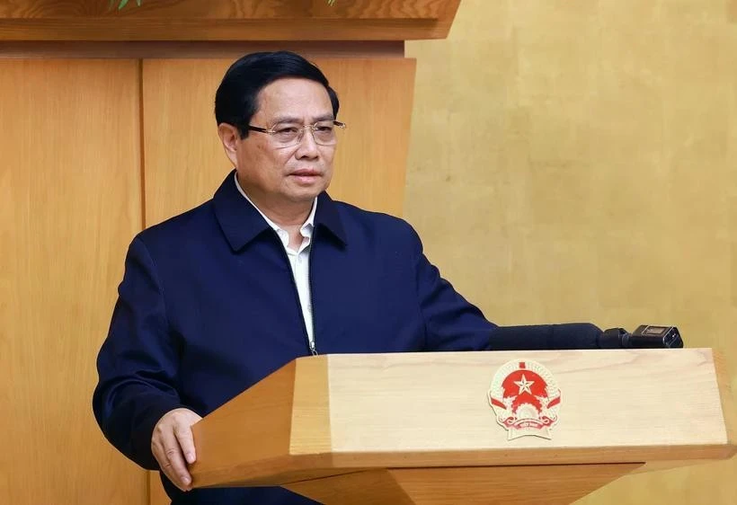 El primer ministro vietnamita, Pham Minh Chinh. (Fuente: VNA)