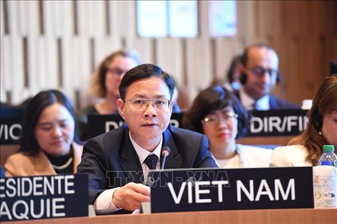 Ngo Le Van, viceministro de Relaciones Exteriores de Vietnam, en el evento. (Fuente: VNA)