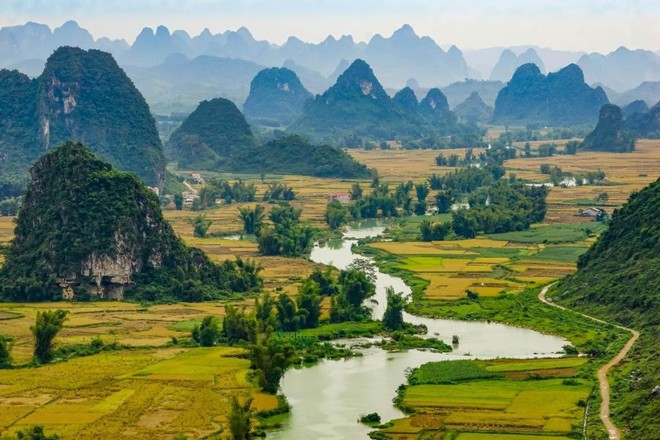 El hermoso y tranquilo paisaje natural de Vietnam es una de las atracciones para los turistas internacionales. (Fuente: VNA)