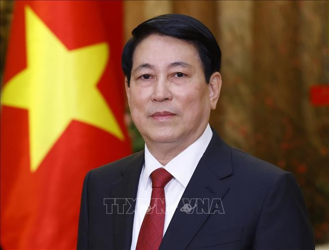 El presidente de Vietnam, Luong Cuong. (Fuente: VNA)
