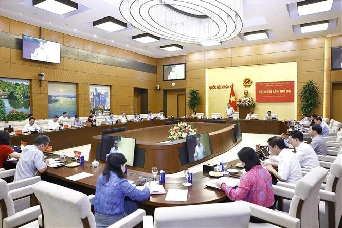 Panorama de la reunión. (Fuente: VNA)