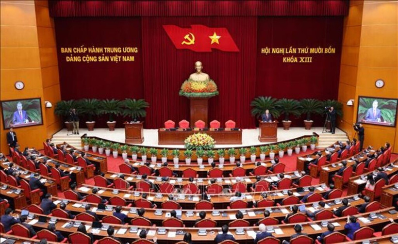 Panorama del XIV Pleno del Comité Central del Partido Comunista de Vietnam (PCV) del XIII mandato. (Fuente: VNA)