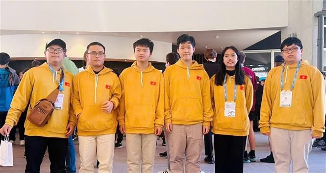 Miembros del equipo vietnamita. (Fuente: VNA)