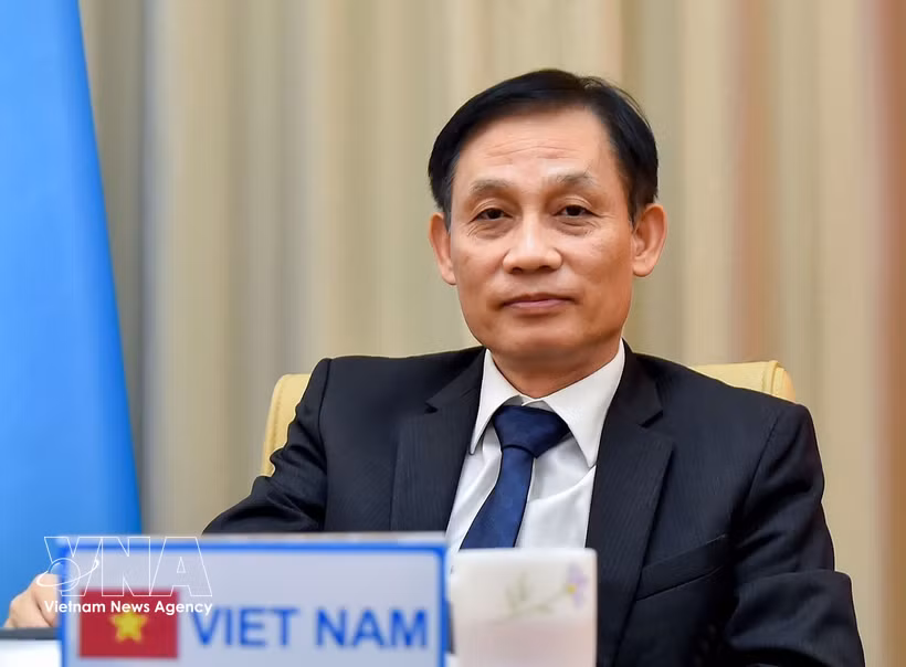 El ministro de Relaciones Exteriores de Vietnam, Le Hoai Trung. (Fuente: VNA)
