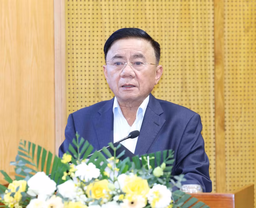 El miembro del Buró Político y miembro permanente del Secretariado del Comité Central del Partido Comunista de Vietnam, Tran Cam Tu, en el evento. (Fuente: VNA)