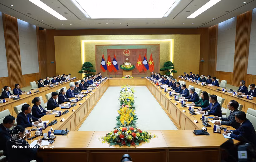 Panorama de la reunión. (Fuente: VNA)
