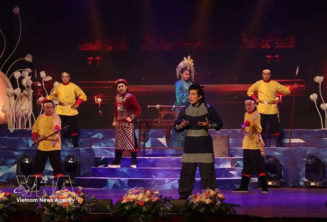 Artistas de Ciudad Ho Chi Minh en un evento. (Fuente: VNA)