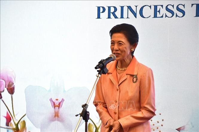 La Princesa Takamado, presidenta honoraria de la organización Ikebana International. (Fuente: VNA)