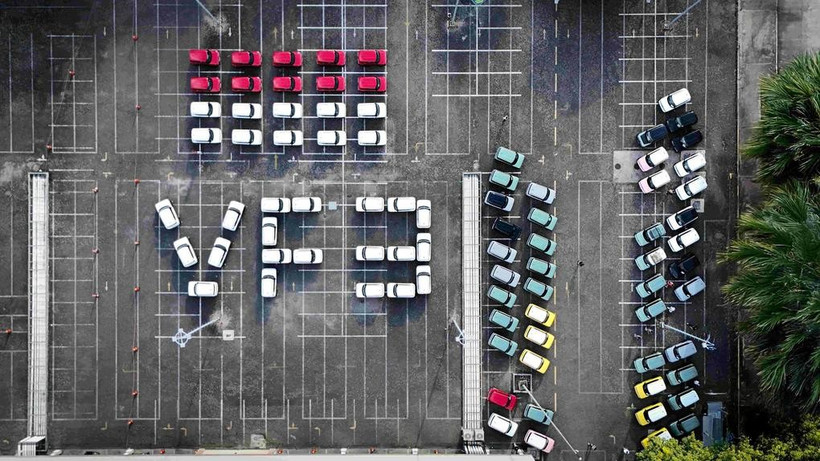 El fabricante vietnamita de vehículos eléctricos VinFast entrega 400 unidades del modelo VF 3 a concesionarios y clientes de Indonesia. (Fuente: VinFast)