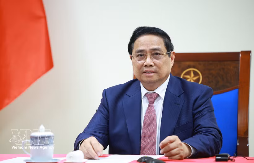 El primer ministro de Vietnam, Pham Minh Chinh. (Fuente: VNA)