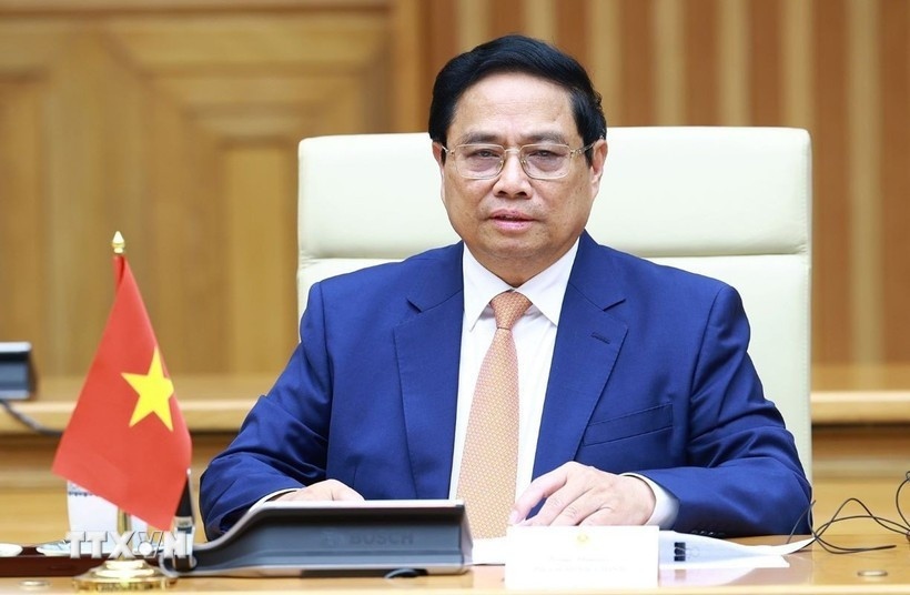 El primer ministro vietnamita, Pham Minh Chinh. (Fuente: VNA)