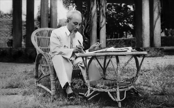 El Presidente Ho Chi Minh es el símbolo más bello del patriotismo y el heroísmo revolucionario vietnamitas. (Foto: VNA)