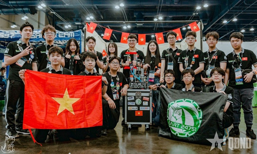 Equipo vietnamita. (Fuente: qdnd.vn)