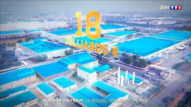 Samsung ha invertido 18 mil millones de euros en fábricas en las afueras de Hanoi, convirtiendo esa zona en un lugar estratégico para las empresas extranjeras. (Foto: VNA)