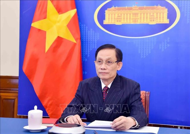 El ministro de Relaciones Exteriores de Vietnam, Le Hoai Trung. (Fuente: VNA)