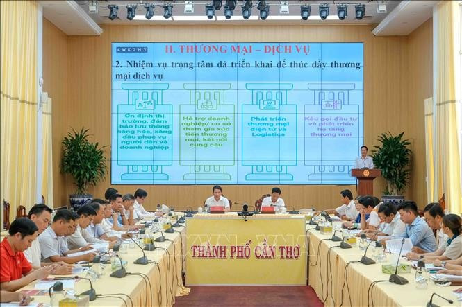 Panorama de la reunión. (Fuente: VNA)