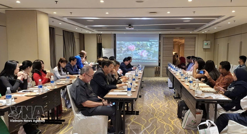 En la cita. (Fuente: VNA)