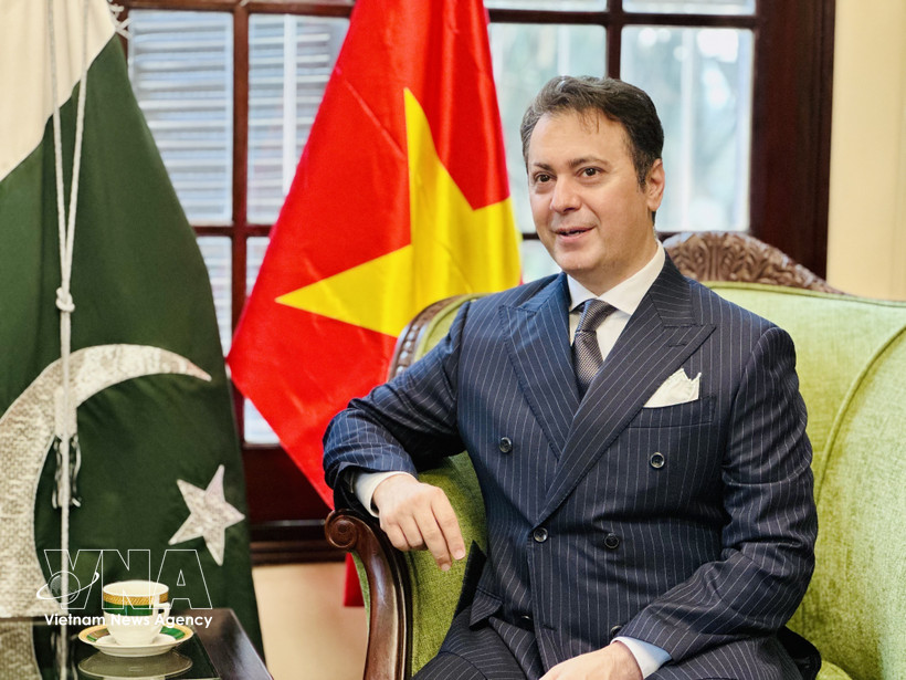 El embajador de Pakistán en Vietnam, Kohdayar Marri. (Fuente: VNA)