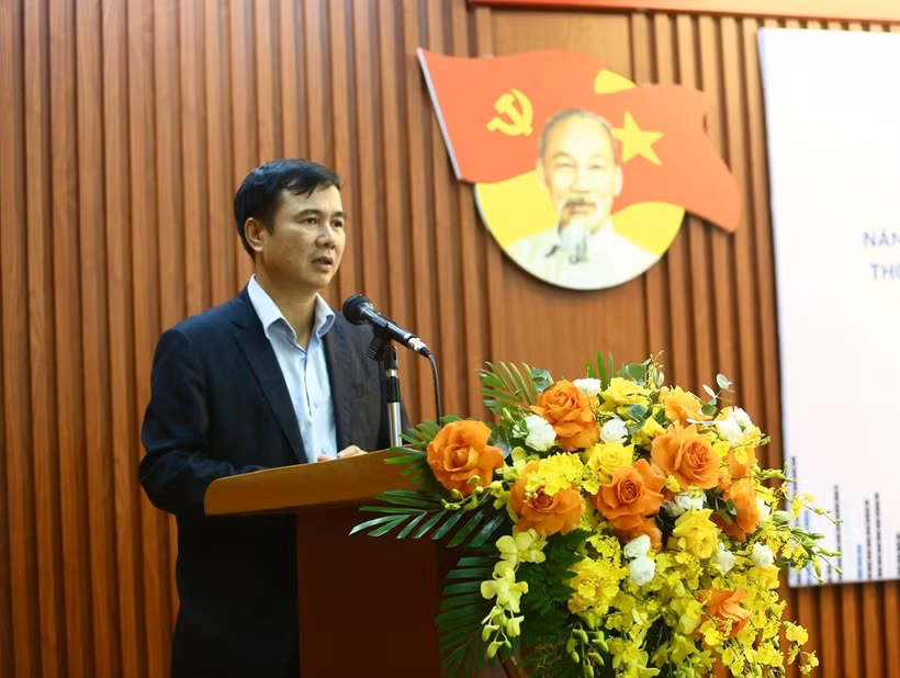 Bui The Duy viceministro de Ciencia y Tecnología de Vietnam habla en el evento. (Fuente: Vietq.vn)