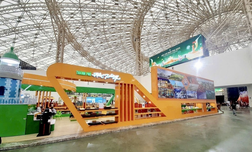 El pabellón de Hai Phong en la Feria de Otoño 2025. (Fuente: VNA)