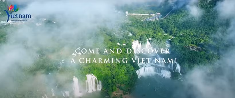 Imágenes que promocionan Vietnam como destino turístico en CNN a finales de 2024. (Fuente: TITC)