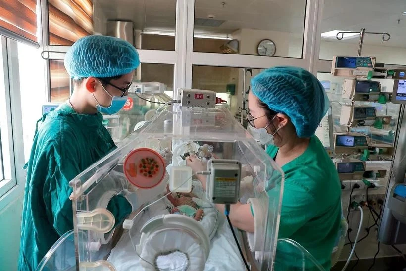 Vietnam ha logrado avances en la protección de las vidas de los recién nacidos y sus madres. (Fuente: Vietnamplus) 