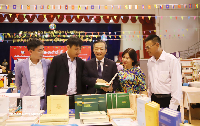 El embajador de Hanoi en Vientiane, Nguyen Minh Tam, en el evento. (Fuente: VNA)