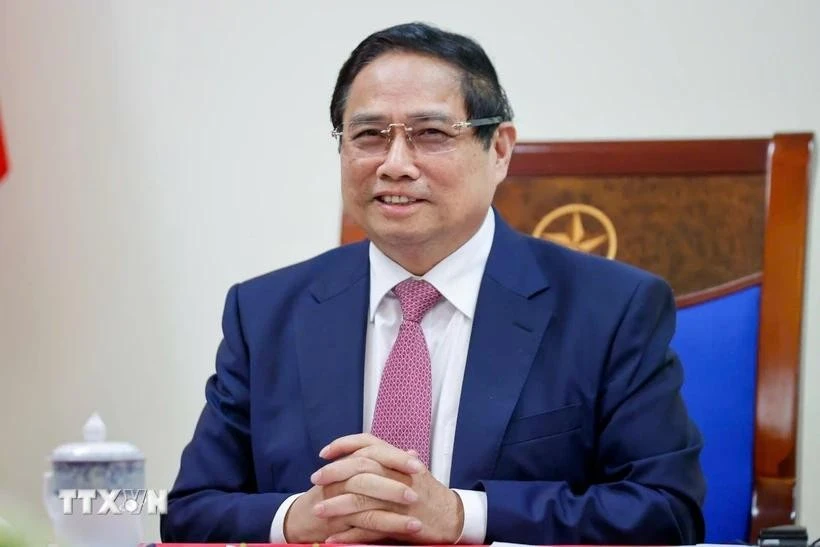 El primer ministro vietnamita, Pham Minh Chinh. (Fuente: VNA)