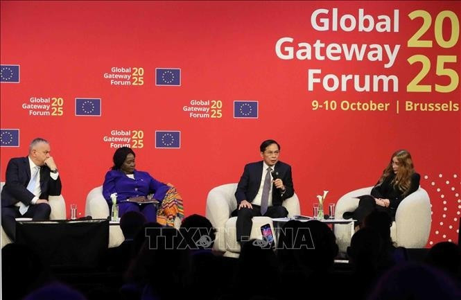 El viceprimer ministro vietnamita Bui Thanh Son en el evento. (Fuente: VNA)