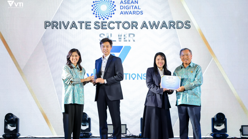El producto de una empresa vietnamita ganó el premio de plata en la ronda final de los Premios Digitales de la ASEAN, celebrada en enero de 2025 en Tailandia. (Foto: Comité Organizador)