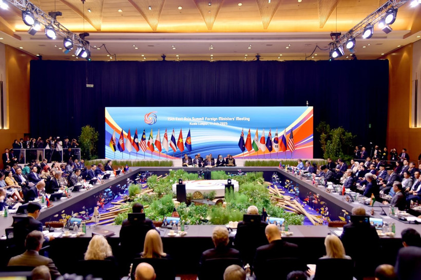 Panorama de la 15ª Reunión de Ministros de Asuntos Exteriores de la Cumbre de Asia Oriental. (Fuente: VNA)
