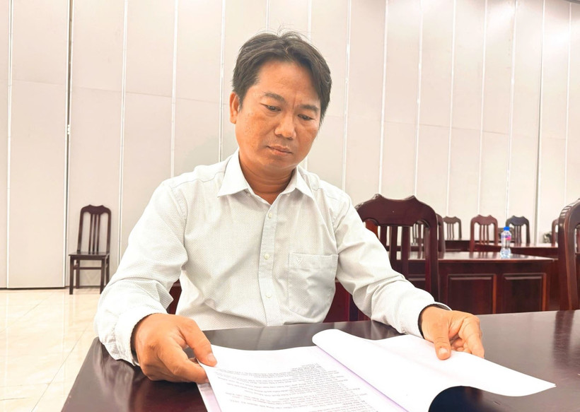 Tran Van Binh, secretario de la Célula del Partido de la aldea de Giong Bang (comuna fronteriza de Thuong Phuoc, provincia de Dong Thap). (Fuente: VNA)