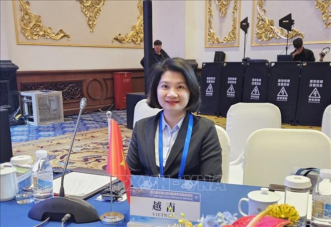 Pham Thi Thanh Loan, directora general de una empresa de viajes vietnamita en China. (Fuente: VNA)