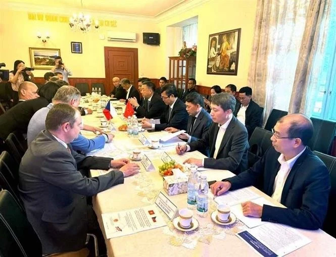 Panorama de la reunión. (Fuente: VNA)