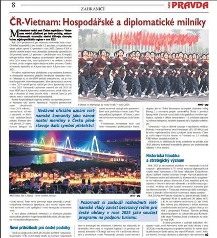 El artículo fue publicado en el periódico checo de izquierdas Naše pravda. (Fuente: Captura de pantalla)