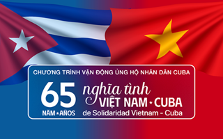 La campaña “65 años de Solidaridad Vietnam-Cuba”. (Fuente: VNA)