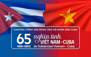 La campaña “65 años de Solidaridad Vietnam-Cuba”. (Fuente: VNA)
