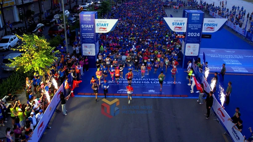 El Maratón del Patrimonio de la Bahía de Ha Long 2025 se celebrará este noviembre próximo en la ciudad de Ha Long, provincia norteña de Quang Ninh, con la asistencia prevista de unos 15 mil participantes. (Fuente: baoquangninh.vn)
