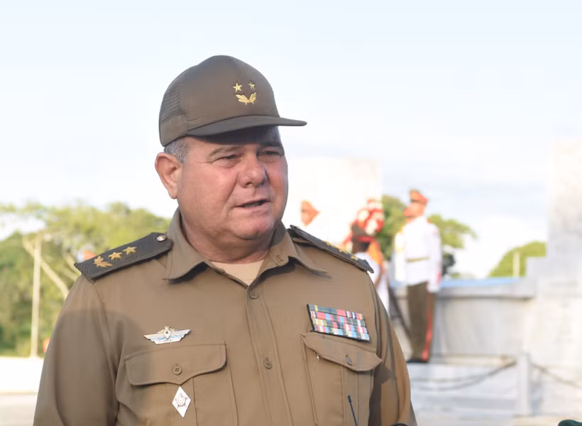 El General de División Víctor Leonardo Rojo Ramos, jefe de la Dirección Política del Ministerio de las Fuerzas Armadas Revolucionarias de Cuba. (Fuente: VNA)