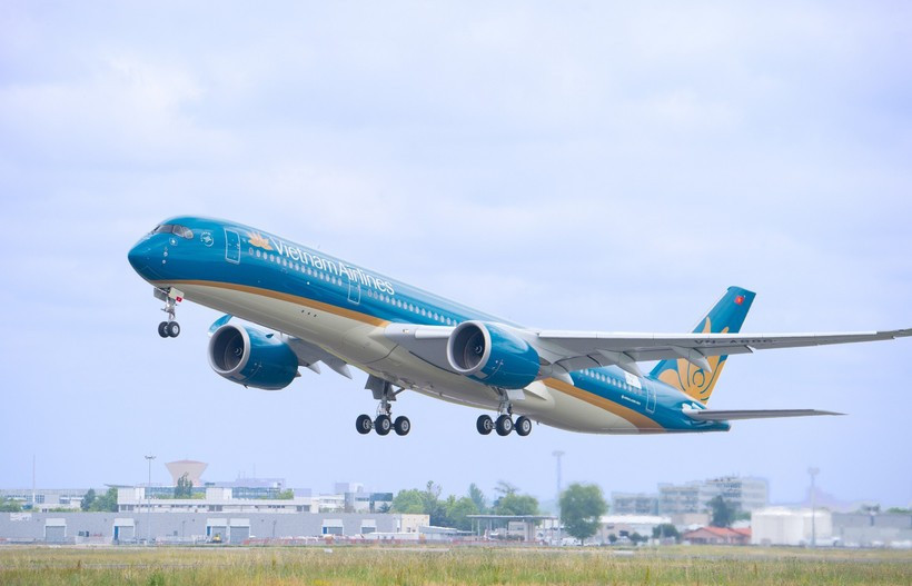 El avión de la aerolínea Vietnam Airlines. (Fuente: VNA)