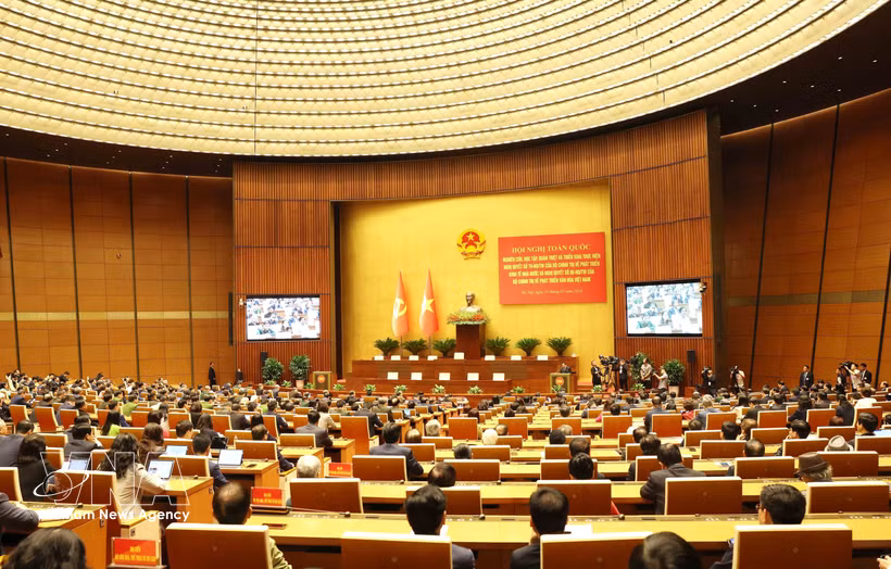 Panorama de la reunión. (Fuente: VNA)