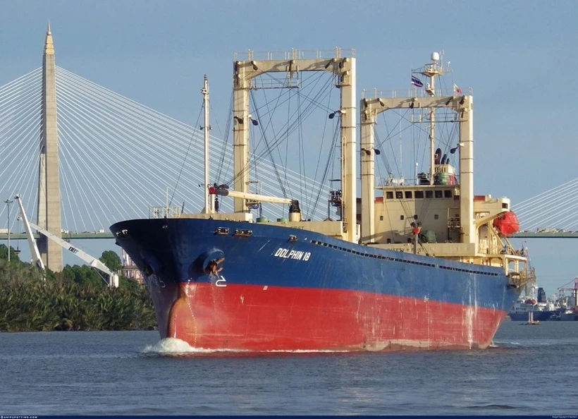 El barco Dolphin 18, de nacionalidad vietnamita. (Foto: qdnd.vn)